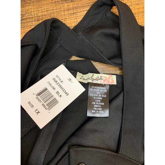 LOVE SQUARED Women’s Black Sleeveless Dress / Size: 1X - Picture 3 of 9